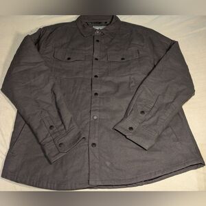 Fasthouse Bicker Men's Charcoal Shirt Jacket Size 2XL